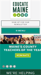 Mobile Screenshot of educatemaine.org